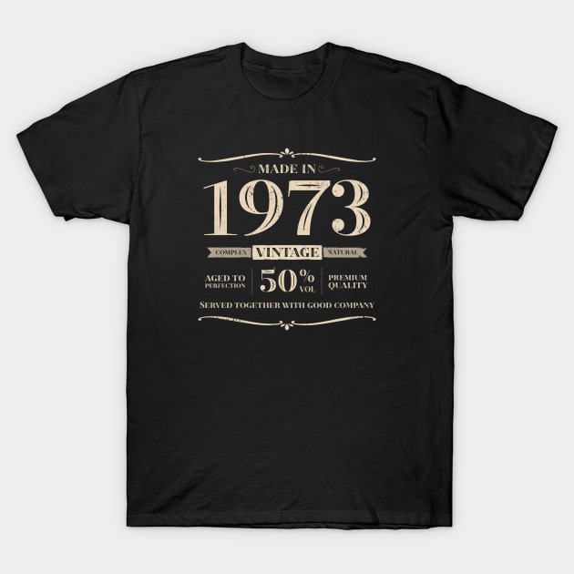 50 years. Born in 1973 T-Shirt by AntiStyle